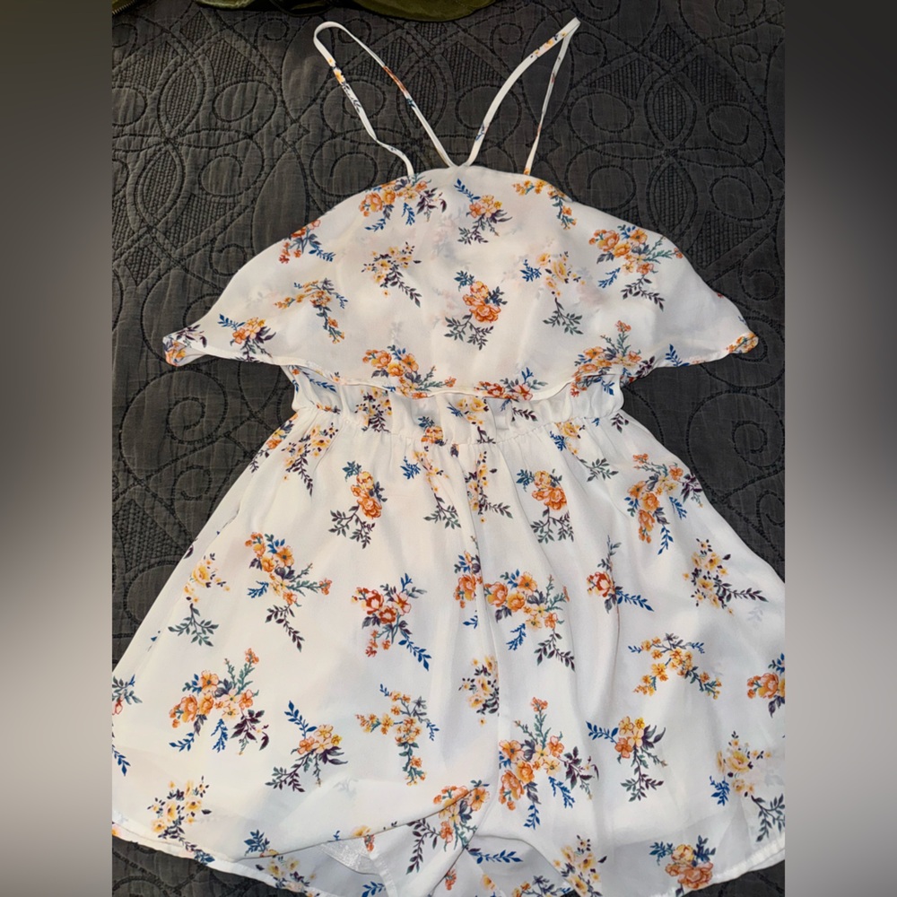 lush floral playsuit romper